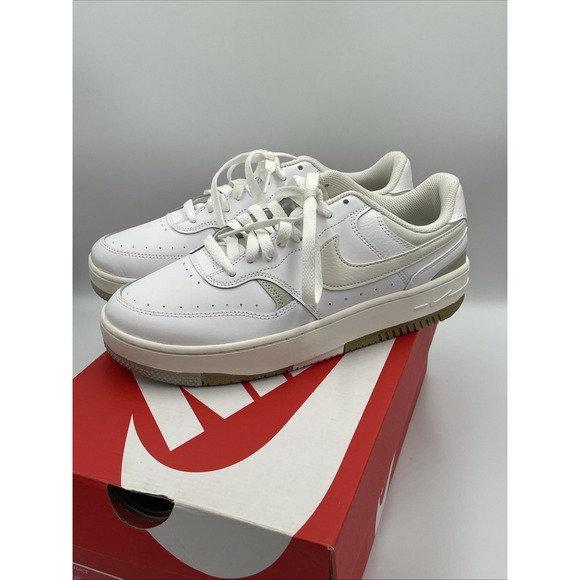 Nike Gamma Force Womens Size 11 White Light Bone Casual Athletic Shoes - Picture 5 of 6